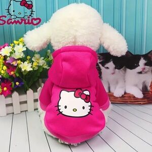 Hello Kitty Pink Pet Hoodie